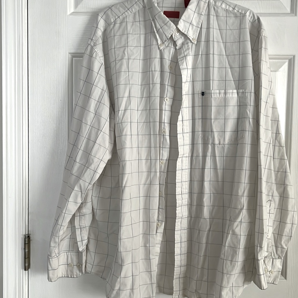 Men Long Sleeve Dress Shirt Size XL